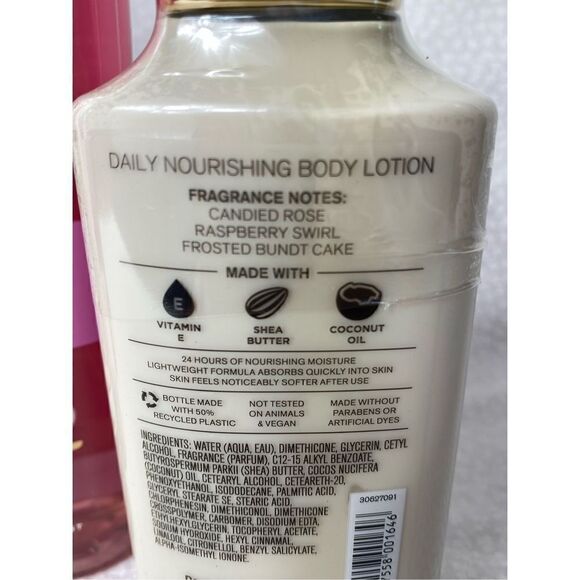 Bath and Body Works SWEET PETAL POUND CAKE 4PC Set - Picture 2 of 6